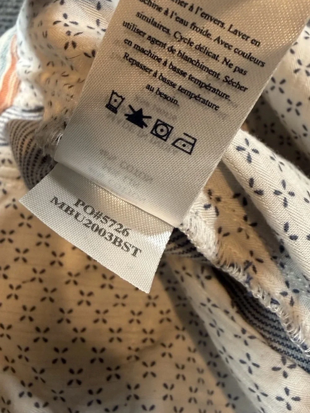 Faherty Brand Shorts Men’s Size 35 Blue White Stripe Linen Cotton Drawstring 9